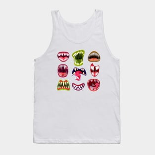 Monster mouths teeth Tank Top